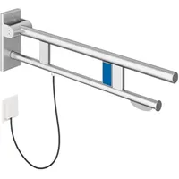 Hewi System 900 Haltegriff Stützklappgriff Edelstahl matt 750 mm