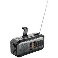 Reflexion TRA555 Notfallradio UKW, AM Bluetooth®, UKW, Notfallradio Handkurbel,