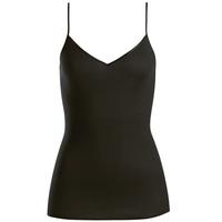 Hanro Cotton Seamless Spaghetti Top in Schwarz - L