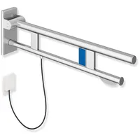Hewi System 900 Haltegriff Stützklappgriff 850 mm Edelstahl matt