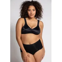 Ulla Popken Bügel-BH Mikrofaser-BH vorgeformte Cups atmungsaktiv schwarz 90