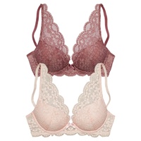PETITE FLEUR Push-up-BH Damen rosenholz+rose Gr.70A