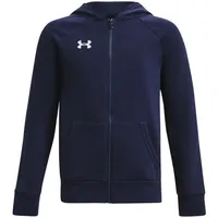 Under Armour Rival Fleece Full Zip Hoodie Sweatshirt, Midnight