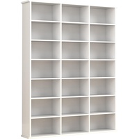 VCM Holz CD DVD Standregal Bücherregal Medienregal Raumteiler Deko