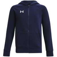 Under Armour Rival Fleece Kapuzenjacke Jungen 025 castlerock light