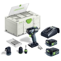 Festool TXS 12 2.5-Set Akku-Bohrschrauber inkl. Koffer + 2