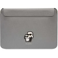 Karl Lagerfeld KLCS14SAKCPMG 14" srebrny/silver Saffiano Karl&Choupette (14"), Notebooktasche,