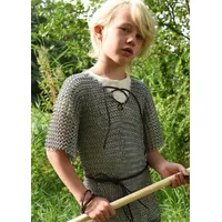 Battle-Merchant Battle Merchant Rostfreies Kettenhemd für Kinder aus verzinktem
