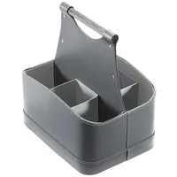 Kobolo Flaschenkorb Flaschenträger - für 6 Flaschen - Kunstleder