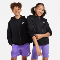 Nike Sportswear Club Fleece Kapuzenjacke Kinder 010 black/white L