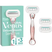 Gillette Venus Deluxe Smooth Sensitive Rosegold Rasierer + Rasierklingen