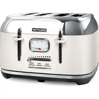 Muse MS-131 SC Toaster Beige, Toaster, Beige