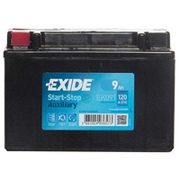 Exide Start-Stop Auxiliary EK091 AGM (Absorbierende Glasmatte) 9 Ah