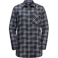Jack Wolfskin Flanellbluse MORGENLUFT SHIRT W blau S (36)