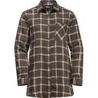 Jack Wolfskin Morgenluft Langarmhemd - Island Moss 41 -