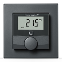 EQ-3 Homematic IP Wandthermostat mit Luftfeuchtigkeitssensor anthrazit, Funk-Wandthermostat (159820A0)