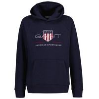 GANT Unisex Kinder. 906884 Archiv Shield Hoodie Kapuzenpullover, Evening