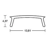 Brumberg Kunststoff-Abdeckung transparent