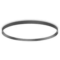 Ideal Lux Fly 1 Rund Schwarz Aluminium-Kunststoff