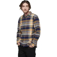 Black Diamond Project Flannel Langarmhemd - Indigo / Gold