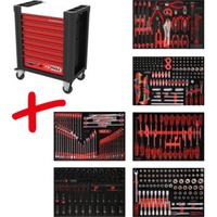 KS Tools 8106423 Werkstattwagen Herstellerfarbe: Schwarz, Rot