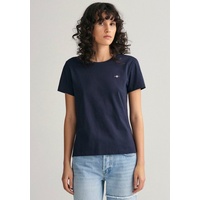 GANT Shield Regular Fit Kurzarm-T-Shirt Evening Blue M