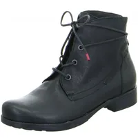 THINK! Denk chromfrei gegerbte Lammfell Stiefelette, 0010 schwarz 42