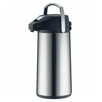 Alfi Thermoskanne Gatraenkespender, 0987000220, Edelstahl, Pumpkanne, silber, 2,2 Liter