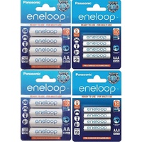 Panasonic Eneloop AA + 4X Eneloop AAA HR06/HR03 wiederaufladbar
