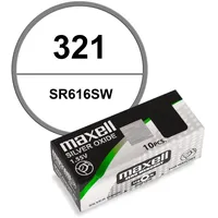 Maxell 321 SR616SW 1,55 V, 1 Stück(e), 16 mAh