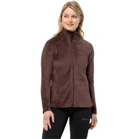 Jack Wolfskin Damen ROTWAND FZ W Fleece-Jacke, Dark Maroon,