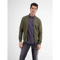 Lerros Sweatjacke in Strukturqualität - Aged Olive S