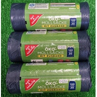 Gut&Günstig Müllbeutel RECYCLING 120,0 l blau, 20 St.