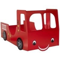 Begabino Kinderbett HEAT, Rot - 90 x 200 cm
