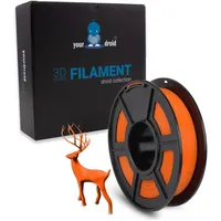 Your Droid yourDroid TPU Filament Transparent Orange 1.75mm 500g