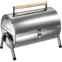 Tectake tectake® Klappgrill, mit Doppel-Grillfläche, geringes Gewicht, 42 x