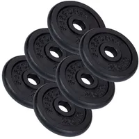 ScSPORTS ScSPORTS® Hantelscheiben Set 15kg 30mm Gusseisen Gewichtsscheiben Gewichte