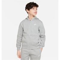 Nike Sportswear Club Fleece Kapuzenjacke Kinder 063 dk grey