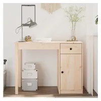 VidaXL Schreibtisch 100x50x75 cm Massivholz Kiefer