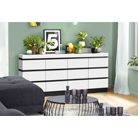 Möbel Kraft Sideboard ¦ weiß ¦ Maße (cm): B: