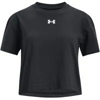 Under Armour Crop Sportstyle Logo Mädchen schwarz - Black