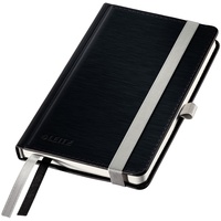 Leitz Notizbuch DIN A6 kariert, satin schwarz Hardcover 160