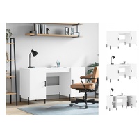 VidaXL Schreibtisch Weiß 140x50x75 cm