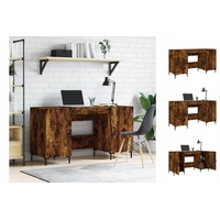 VidaXL Schreibtisch Räuchereiche 140x50x75 cm Holzwerkstoff - Braun