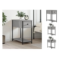 VidaXL Nachttisch Grau Sonoma-Eiche 30x60x60 cm Holzwerkstoff