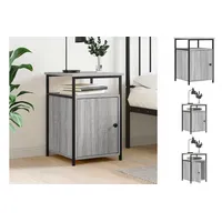 VidaXL Nachttisch Grau Sonoma 40x42x60 cm Holzwerkstoff