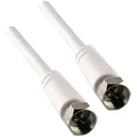 Schwaiger SAT-Anschlusskabel KVC230 2x F-Stecker 3 m Weiß