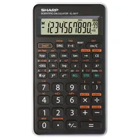 Sharp EL-501T Wissenschaftlicher Schulrechner (1-zeilig, 10 Stellen, Batteriebetrieb) Schwarz-Weiß