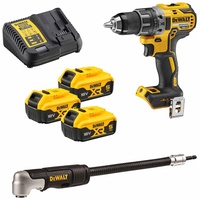 DeWalt DCD791P3A-QW inkl. 3 x 5,0 Ah + Winkelvorsatz