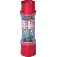 PCE PCE, Netzstecker + Netzkupplung, 9434151 Strommessstecker m.Drehfeldanz. 16A